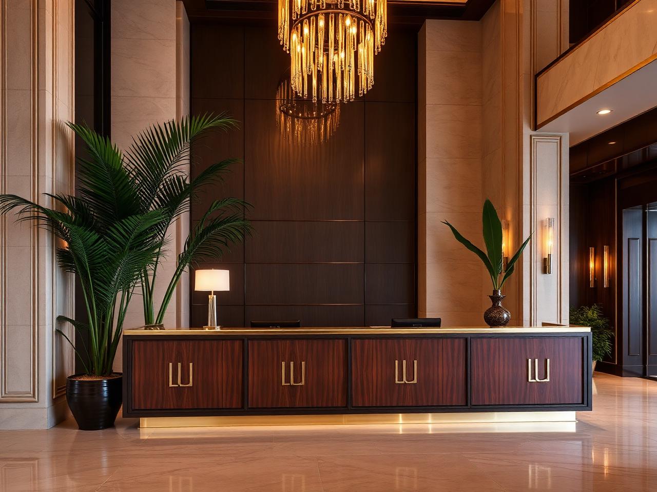Golden Palm Hotel reception